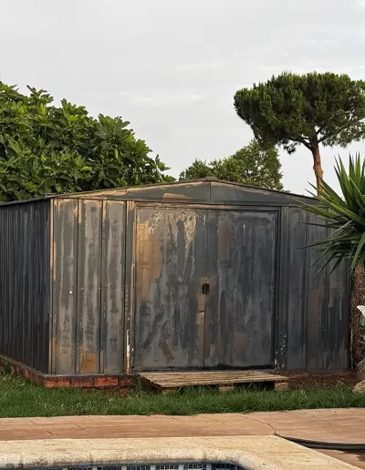 Pintura de Trastero Antes